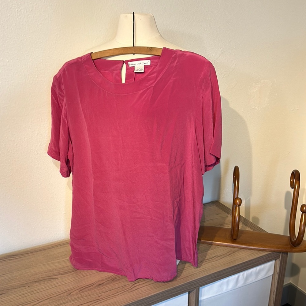 Vintage Anna & Frank 100% silk blouse